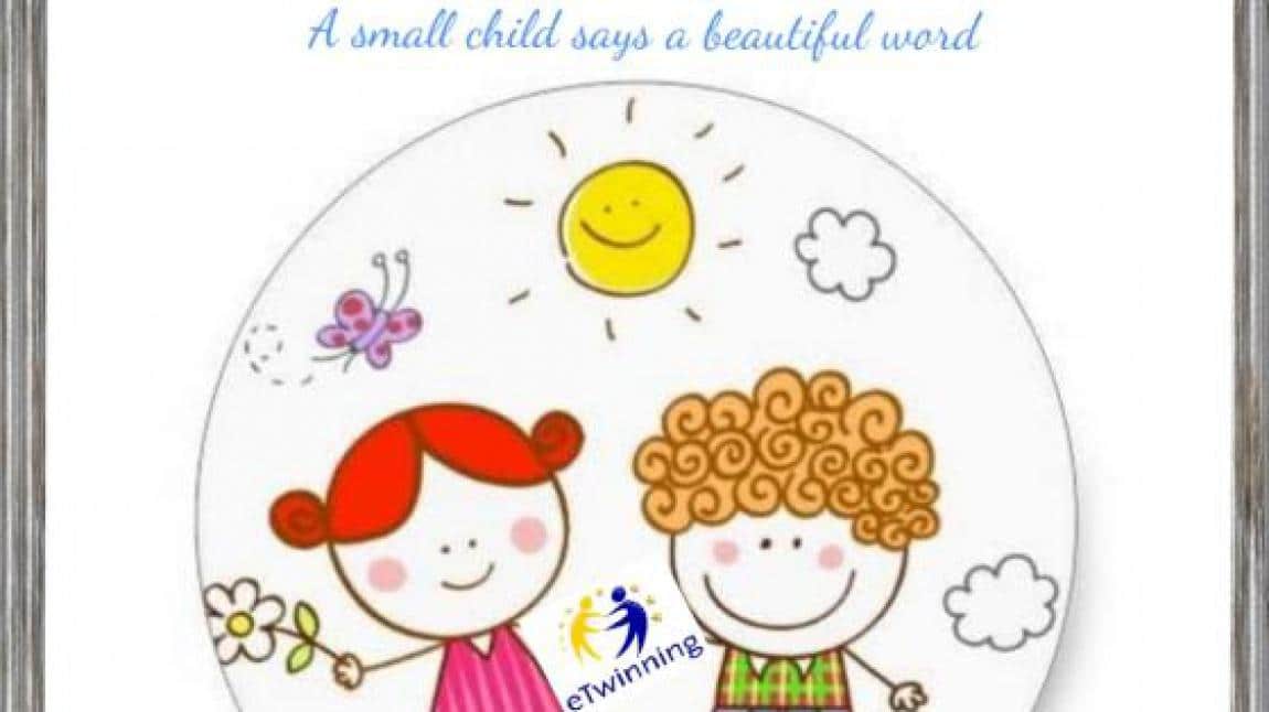Küçük Bir Çocuk Güzel Bir Söz Söylüyor Final Ürünü: Sözlük